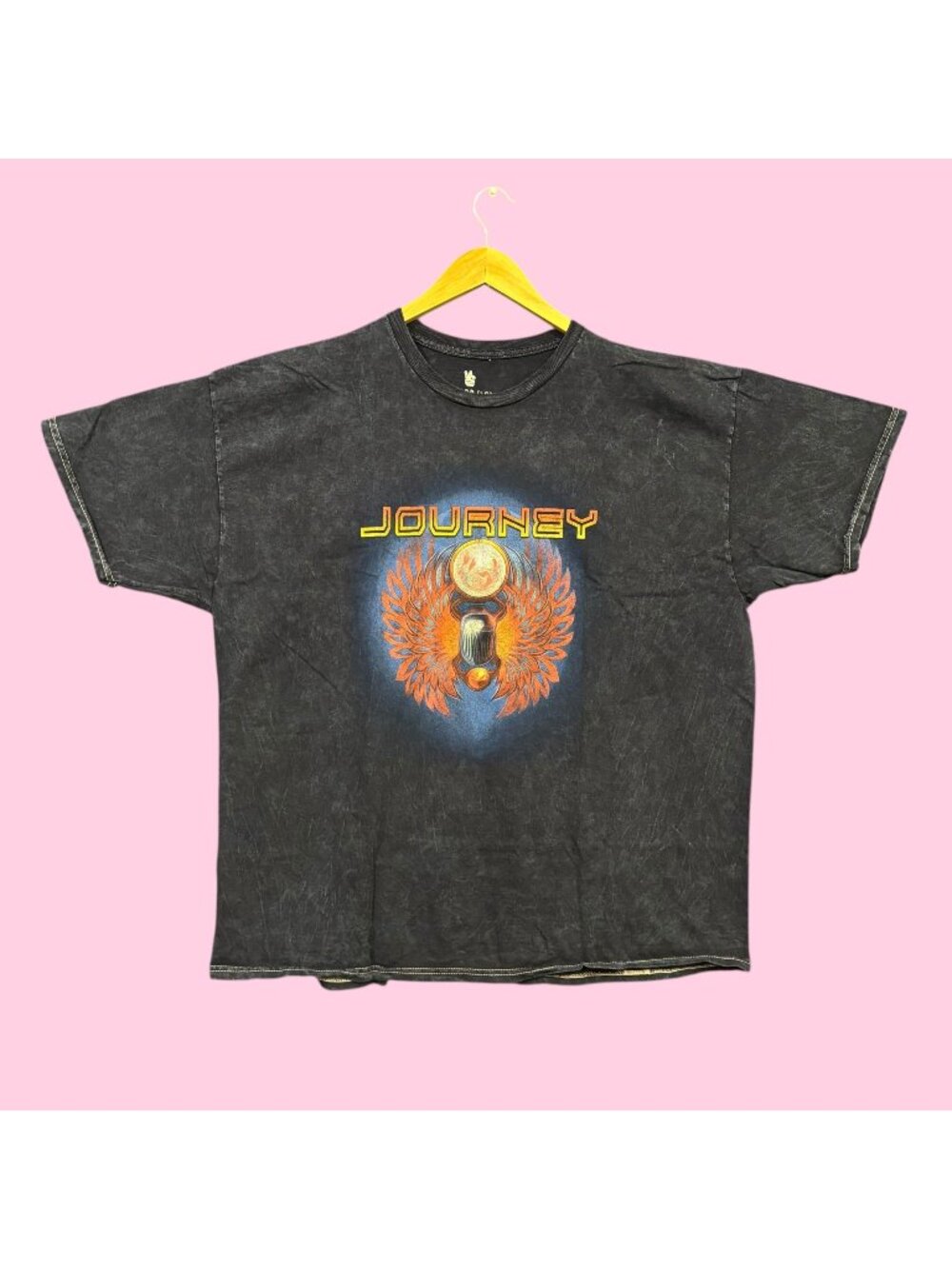 Journey Freedom Album Rock Band Mineral Wash Tee XL
